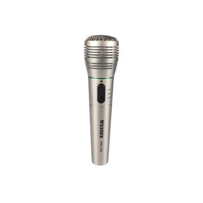 China Wireless Interview Microphone WM-238 Handheld Metal Wired FM Wireless Dual Function Microphone With Interview for sale