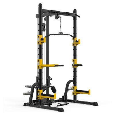 China Universal Weightlifting Strength Frame Fitness Squatting Equipment Adjustable Power Household Squat Rack for sale