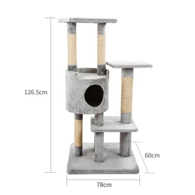 China Factory Supply Sustainable Custom Design Cat Tree Scratch For Home for sale