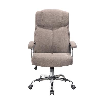 China Adjustable (Height) New Boss Chair Home Comfortable Sedentary Can Be Raised High Swivel Office Lowered Back Chair for sale