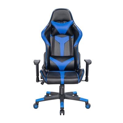 China (Size) Custom Logo Fashion Big And Tall Adjustable Blue Black Ergonomic Gaming Chairs For Computers for sale