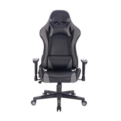 China Wholesale 2021 Adjustable Gray Color Pu Leather Headrest Gaming (Height) Chair for Home Ministry for sale