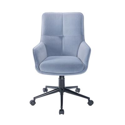 China Gray Ergonomic Back Design Adjustable Living Room Modern Office Swivel Style (Height) Rolling Chair for sale