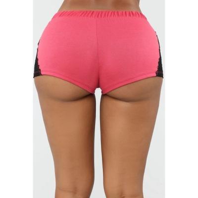 China new 2022 Anti-wrinkle summer clothing leisure women shorts lace up to bandage sports gym wear shorts high elastic waist tight YOGA women's gaiters for sale