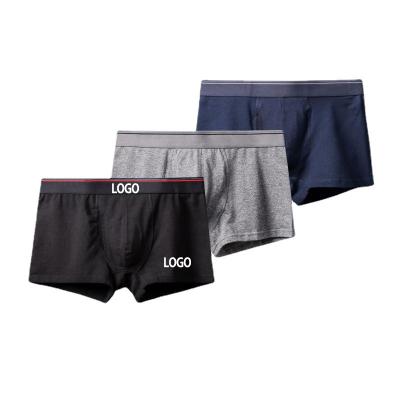 China 2022 Amazon logo private label casual shorts us unisex branded men's unisex cotton boxer body shaper underwear antibacterial shorts for sale