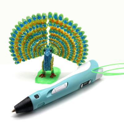 China 3D Printing Drop Shipping Low Price 3d Doodle Pen With Pla/ABS Filament Fills 3d Printing Pen 12V2A 3d Pen For Christmas Gift for sale