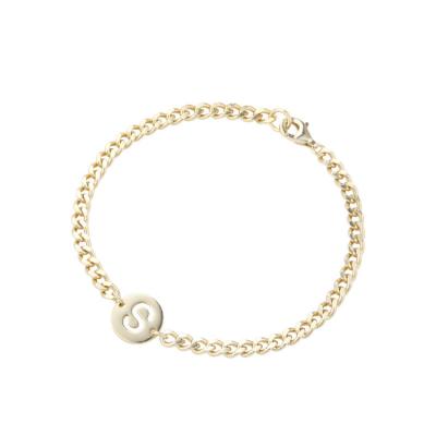 China FASHIONABLE personality letter s925 lightweight luxury style bracelet sterling silver female bracelet for sale