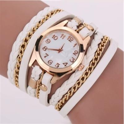 China Fashion Luxury Popular Handwoven Iron Chain Craft Watch Vintage Ladies\Dress Winding Quartz Watch Student Watch for sale