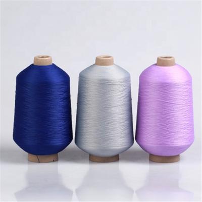 Cina wholesale cone nylon yarn with textured,twisted,dyeing techinics for elastic sewing in vendita