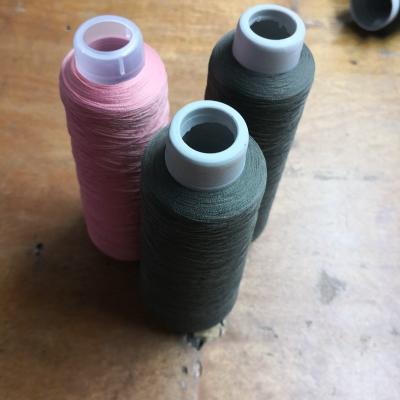 中国 4000m/CONES 100D/2 elastic sewing thread 100% nylon yarn Stretch Sewing Thread 販売のため