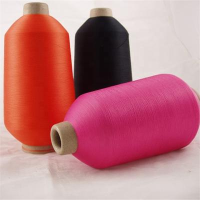 Cina 100d/36f/2 high stretch polyamide 6 nylon crimp yarn for overlocking with O-OEKO TEX in vendita