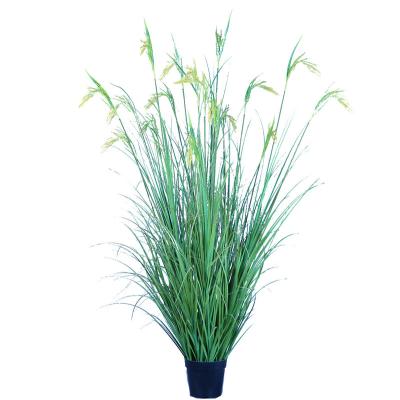 China Factory Wholesale Artificial Bonsai Fake Sorghum PE Wheat Plant Bonsai Used For Home Decor Artificial Bonsai Plant for sale