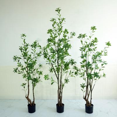 China Wholesale Artificial Drunken Fake Plant Bonsai Tree PE Horse Potted Plant Used For Home Decor Artificial Potted Plant for sale