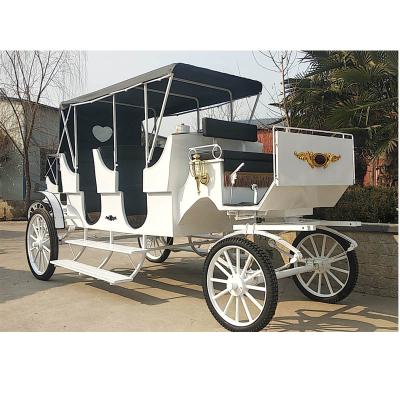 China Wedding Chinese Handmade Special Sightseeing Horse Carriage Transport Vehicle for sale