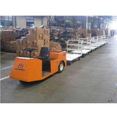 China Mini Industrial Heavy Duty Electric Trailer Tractor For Warehouse And Airport for sale