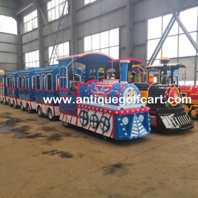 China Chinese Amusement Equipment Children Trackless Amusement Train Manufacturer for sale