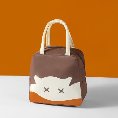 China New Freshness Preservation Cartoon Fun Large Capacity Insulation Package Oxford Cloth Tote Bag For Lunch for sale