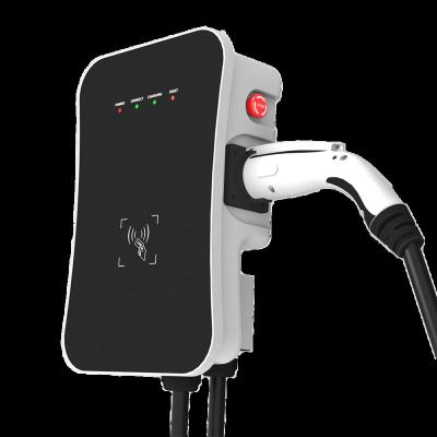 China WEEYU type 1 connector ev charging station for red ev mode 3 SAE j1772 plug ECO ev charger M3G332 for sale