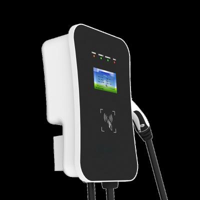 China AC home charging type WEEYU 40A - 2 plug-in ev charger ev charger evse wallbox LEVEL 2 home charging station for sale