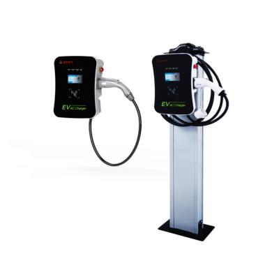 China AC Charging Spot Station WEEYU EV Charger Wallbox Type - 2 3 Phase 16a EV Charger 11kw 3.3kw Three Phase EV Charger for sale