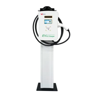 China AC home charging new design cheap price 7kW 32A type 1 type - 2 electric car ev charger floor charging station for sale