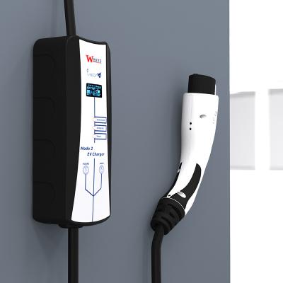 China AC Charger IEC62196 isigma IEC62196 Portable Home Charging Type 3.5kw Ev - 2 With 5M Cable Level 2 Portable Home for sale