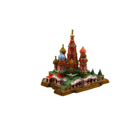 China Europe Russian Souvenir Vasile Assumption Cathedral Miniature Building for sale