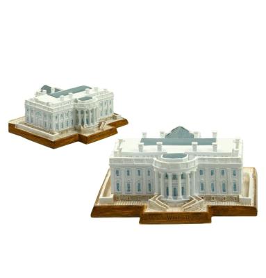 China White House Building Famous Branded Souvenir Europe Miniature Model Statue for sale