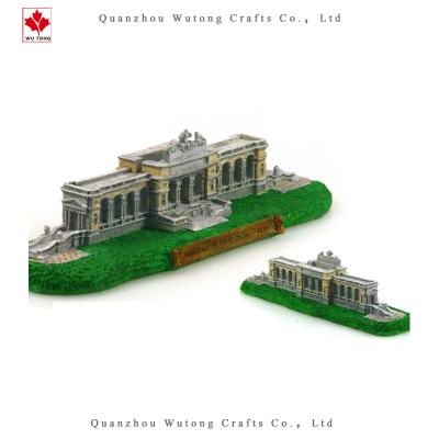 China Famous Design Resin Mini Building Europe 3D Resin Souvenir Turkey Model for sale