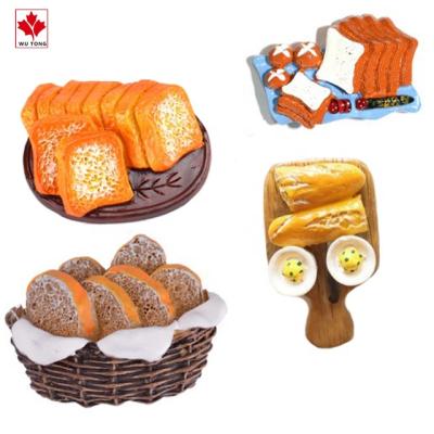 China Hot Selling Shape Simulated Food Resin Fridge Magnets For House Office for sale