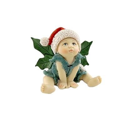 China Europe Small Greenhouse Christmas Fairy Baby Figurine For Souvenir for sale