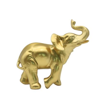 China Hot Selling Europe Lovely Resin Elephant Statues Elephant Figurine Ornament For Home Decoration for sale