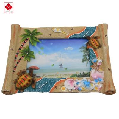 China Worldwide Resin Photo Frame Scrolls Branded Shape Decoration for sale