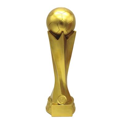 China Europe Craft Decoration Football Party Resin Trophy Souvenir Model for sale