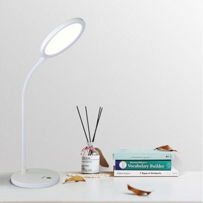 China New Arrival Modern Moonlight Led Nail Table Lamp With Wireless Charger for sale