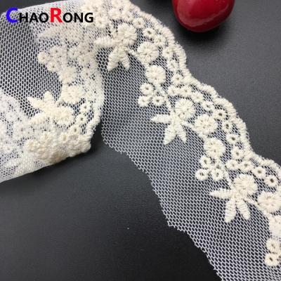 China CRT16089 2018 New Lace Cotton Girl Dress Ladies White Suit Design Cheap African Nigeria Lace for sale