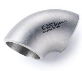 China Stainless Steel 45 Degree Elbow Butt Weld Pipe Fittings SCH5S 160 1/8 