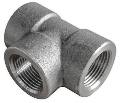 China 150 LBS A105 Carbon Steel Threaded Pipe Fittings For Gas / Petroleum for sale