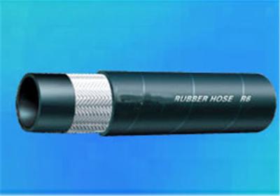 China SAE J517 Rubber Hydraulic Hose Black Wrapped ISO9001 Certification for sale