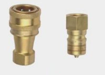 China Brass 1 2 Hydraulic Quick Coupler Fittings 2000PSI To 10000PSI for sale