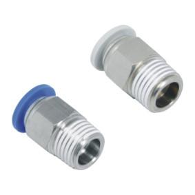 China PC Plastic Male Straight Pneumatic Tube Fittings One Touch Fittings for sale