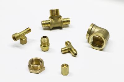 China Nipple Tube Fitting Brass Valve Fittings Male Nipple / Brass Elbow PN16 for sale