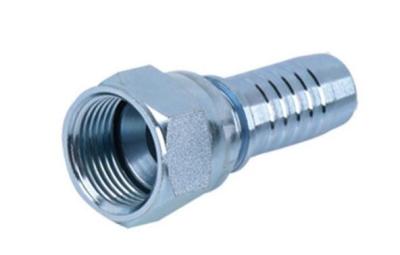 China JIC Female 74 Degree Cone Seat Hose Hydraulic Fitting Surface With Zinc Plating for sale