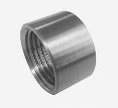 China 1/2 Socket OD Machined female Threaded Stainless Steel Pipe Fittings Surface Polished for sale