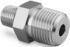 China SS316 Double Ferrule Fittings DRHN Reducing Hex. Nipple Male NPT to Reduced Male NPT for sale