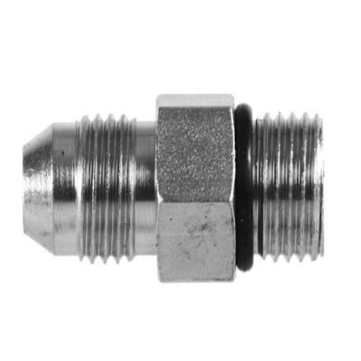 China Carbon Steel Hydraulic Adaptor Fittings 37 Degree Male Tube to O-ring Boss SAE # 070120 for sale