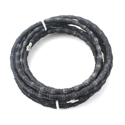 China Cutting Concrete 10.5mm Diamond Wire Saw Rope for Cutting Reinforced Concrete for sale