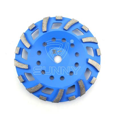 China High Efficiency Turbo Diamond Grinding Cup Wheel For Granite And Concrete Grinding for sale