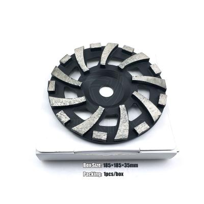 China High Efficiency 180mm Diamond Grinding Cup Wheel For Stone And Concrete Grinding for sale