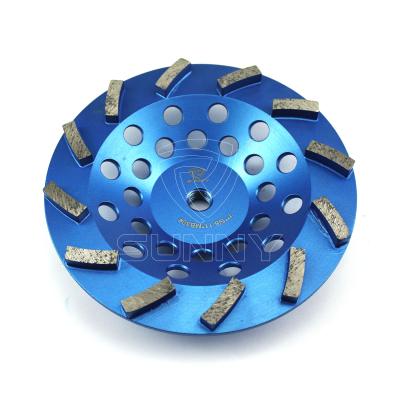 China High Efficiency Concrete Grinding 7Inch Diamond Grinding Cup Wheel For for sale